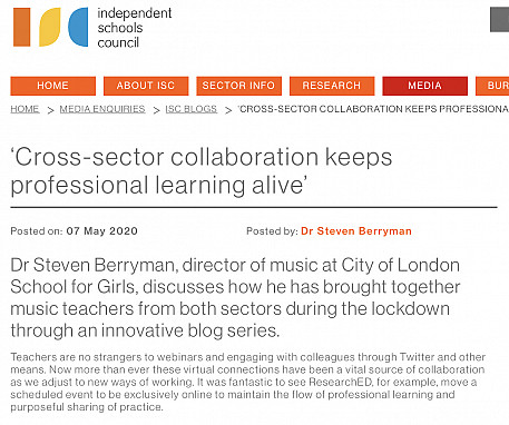 Blog for ISC