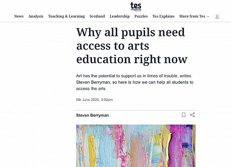TES on the value of the arts (2020)