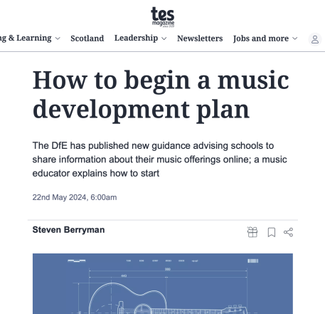 Music Development Plans (2024)